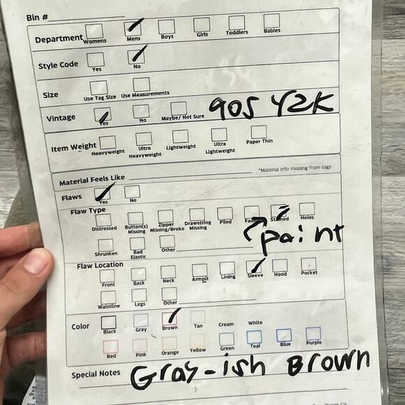 Vintage 90s Y2K Russell Athletic Heather Muted Brown Mens 2XL Blank Sweatshirt - Picture 10 of 10